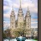 Salt Lake Temple Spring Fountain