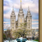 Salt Lake Temple Spring Fountain