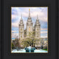 Salt Lake Temple Spring Fountain