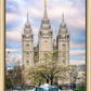 Salt Lake Temple Spring Fountain