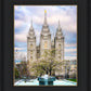 Salt Lake Temple Spring Fountain