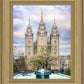 Salt Lake Temple Spring Fountain