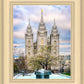 Salt Lake Temple Spring Fountain