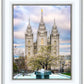 Salt Lake Temple Spring Fountain