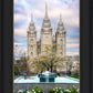 Salt Lake Temple Spring Fountain