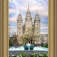 Salt Lake Temple Spring Fountain