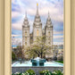 Salt Lake Temple Spring Fountain
