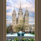 Salt Lake Temple Spring Fountain