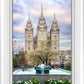 Salt Lake Temple Spring Fountain