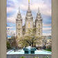 Salt Lake Temple Spring Fountain