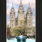 Salt Lake Temple Spring Fountain