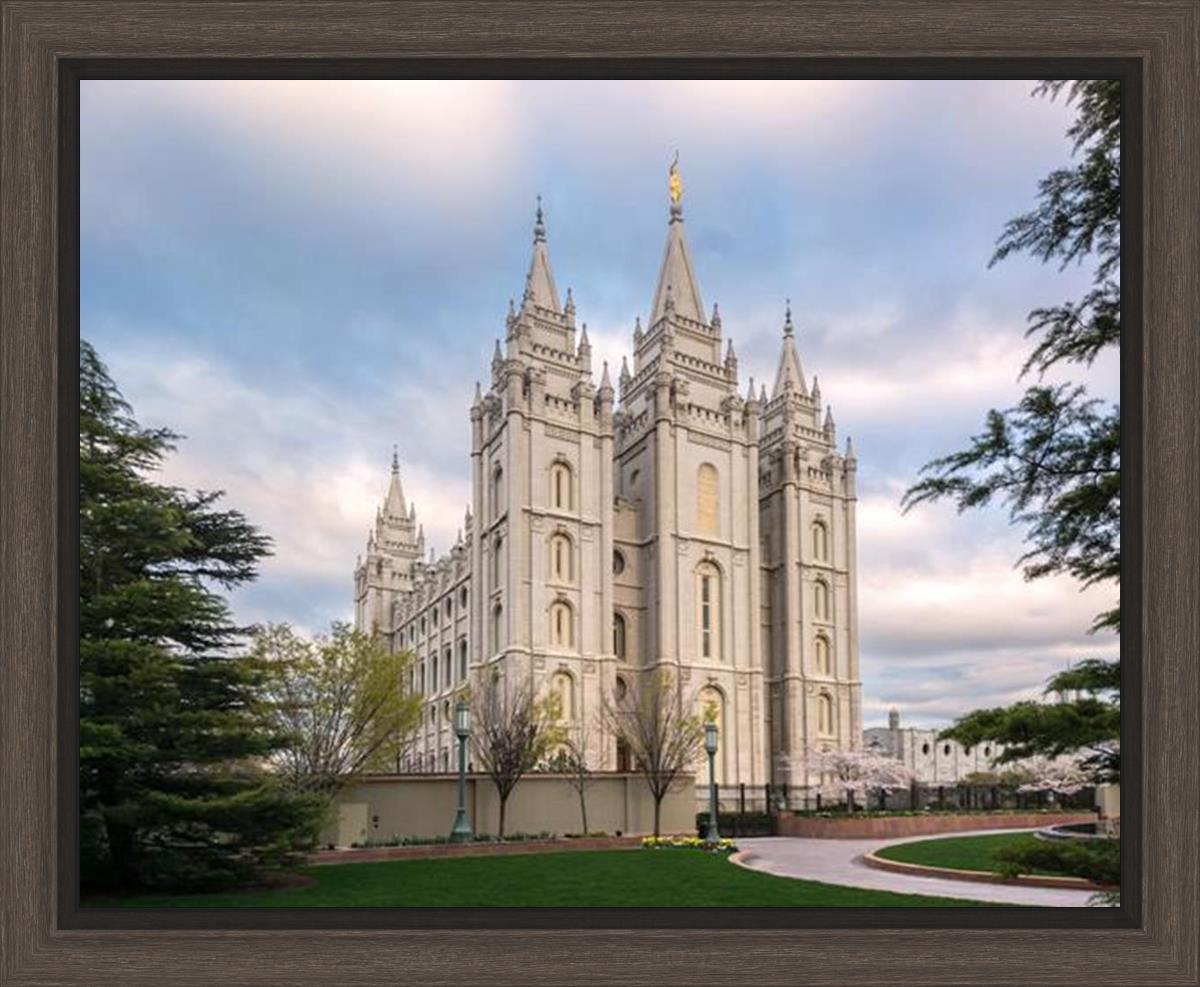 Salt Lake Temple Spring Serenity