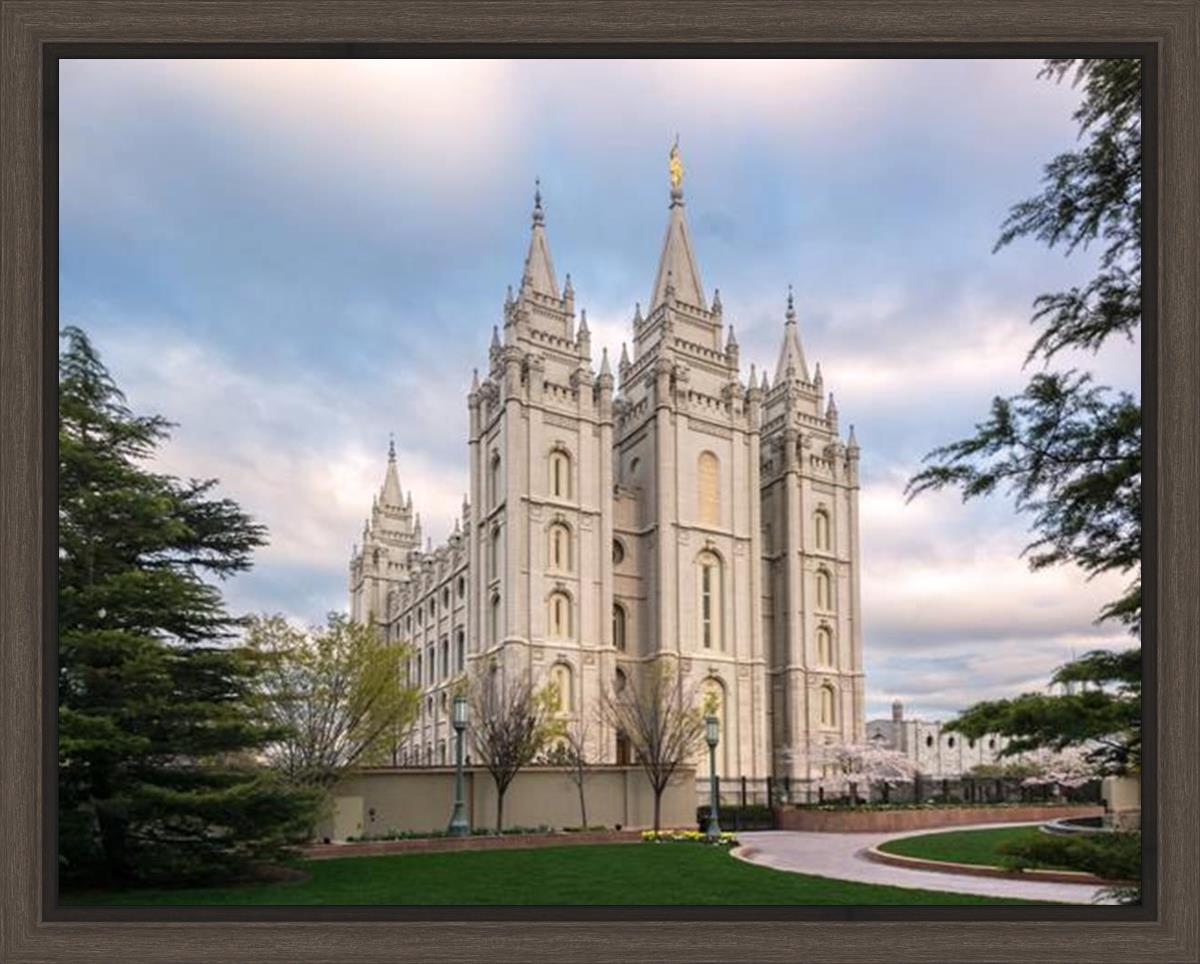 Salt Lake Temple Spring Serenity