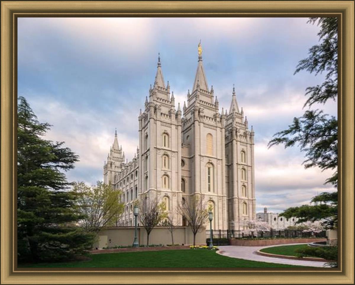 Salt Lake Temple Spring Serenity