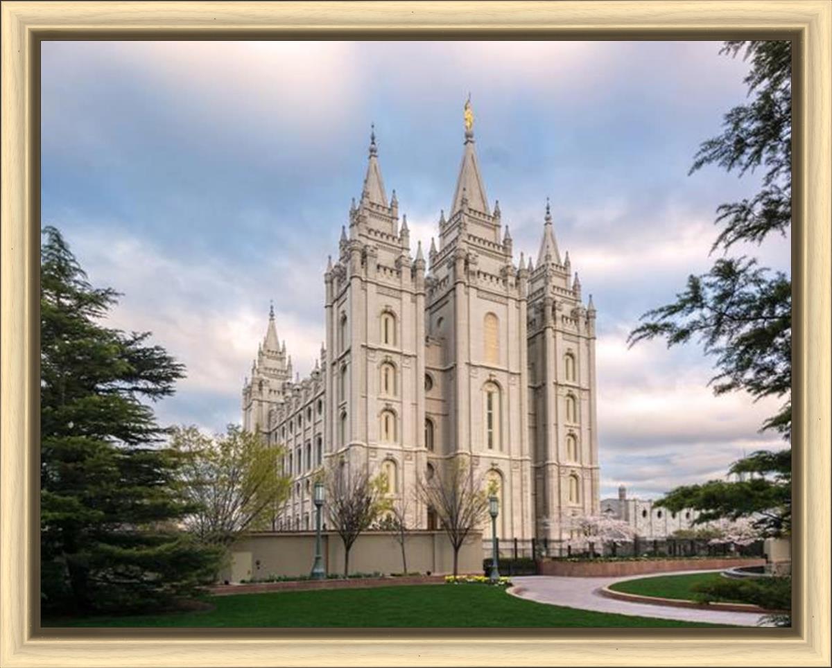 Salt Lake Temple Spring Serenity