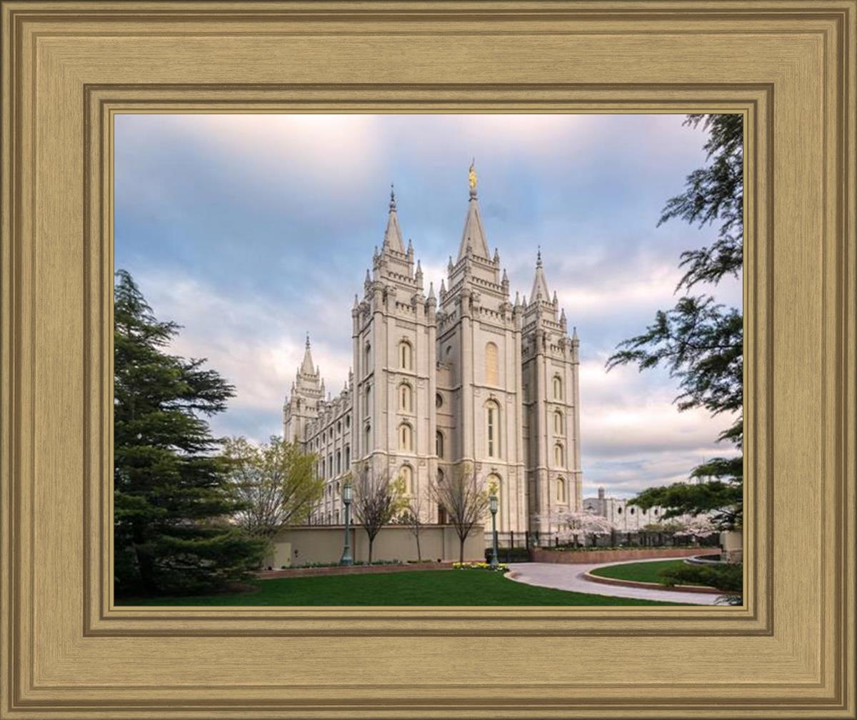 Salt Lake Temple Spring Serenity