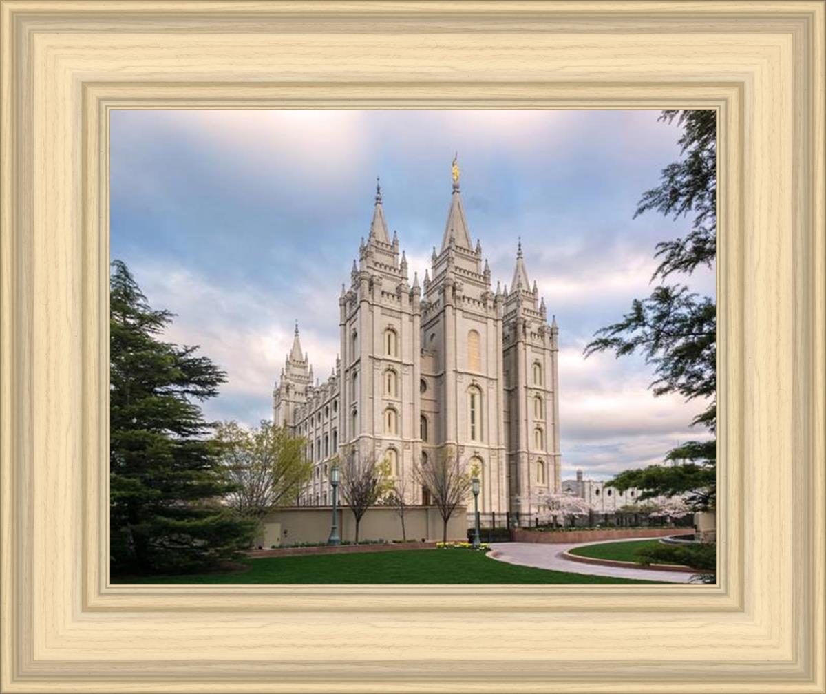 Salt Lake Temple Spring Serenity