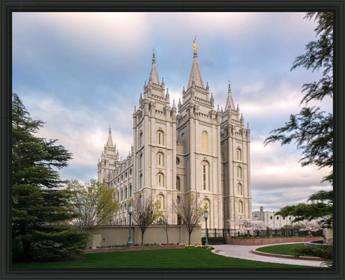 Salt Lake Temple Spring Serenity