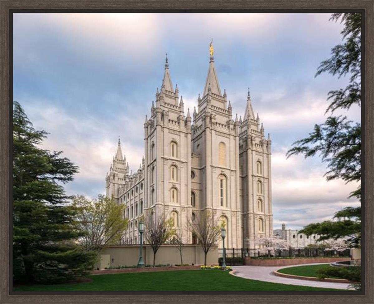 Salt Lake Temple Spring Serenity