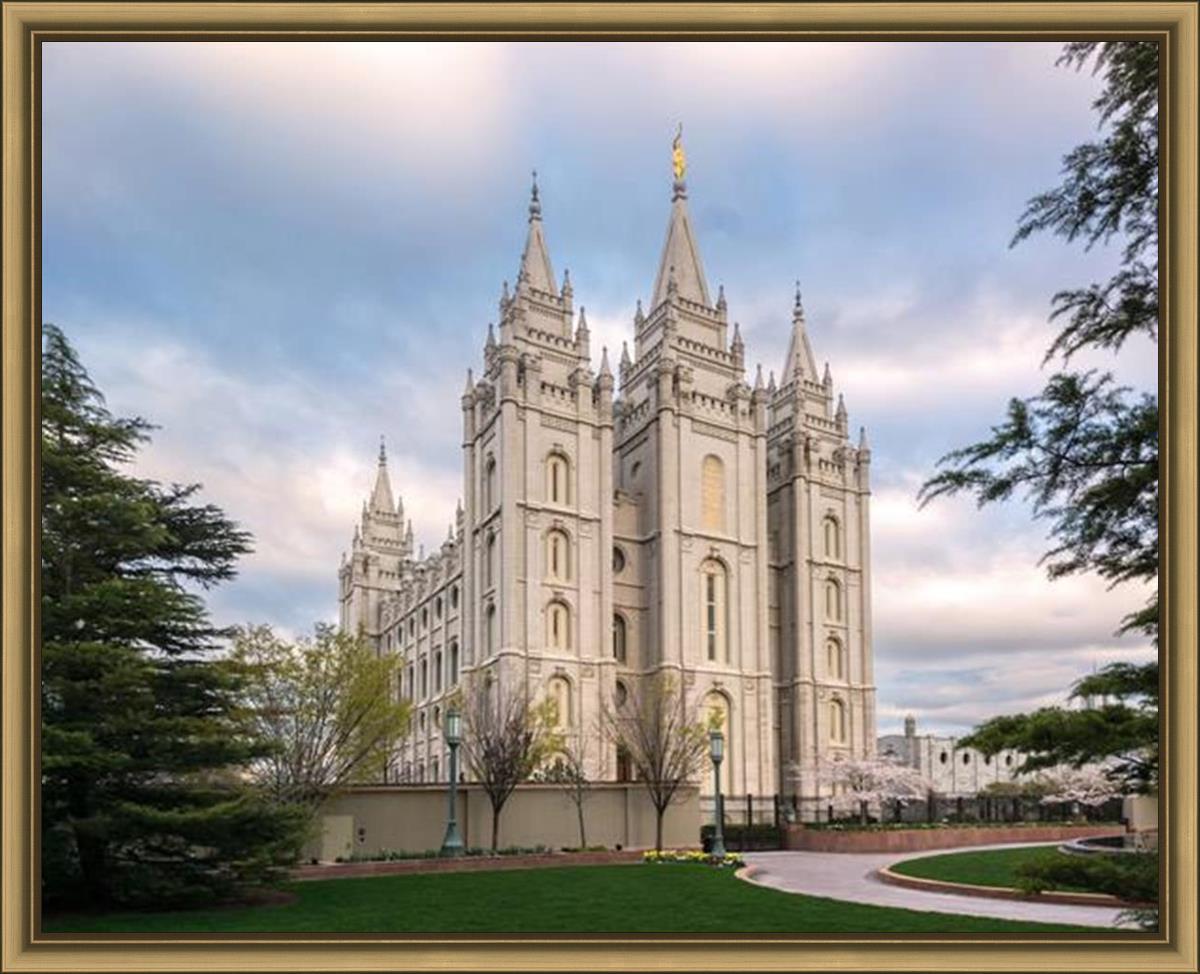 Salt Lake Temple Spring Serenity