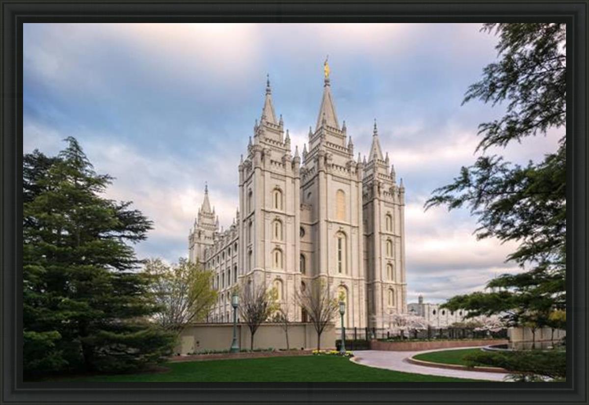 Salt Lake Temple Spring Serenity