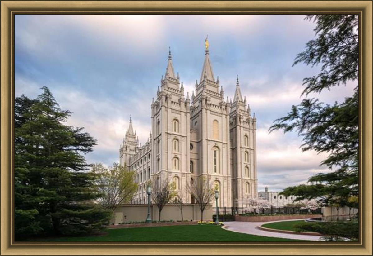 Salt Lake Temple Spring Serenity