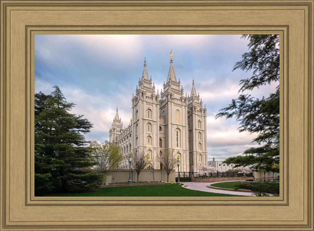 Salt Lake Temple Spring Serenity