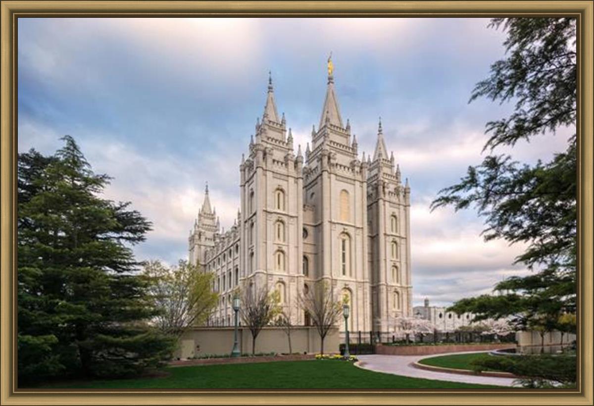 Salt Lake Temple Spring Serenity