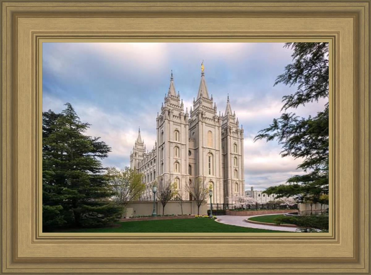 Salt Lake Temple Spring Serenity