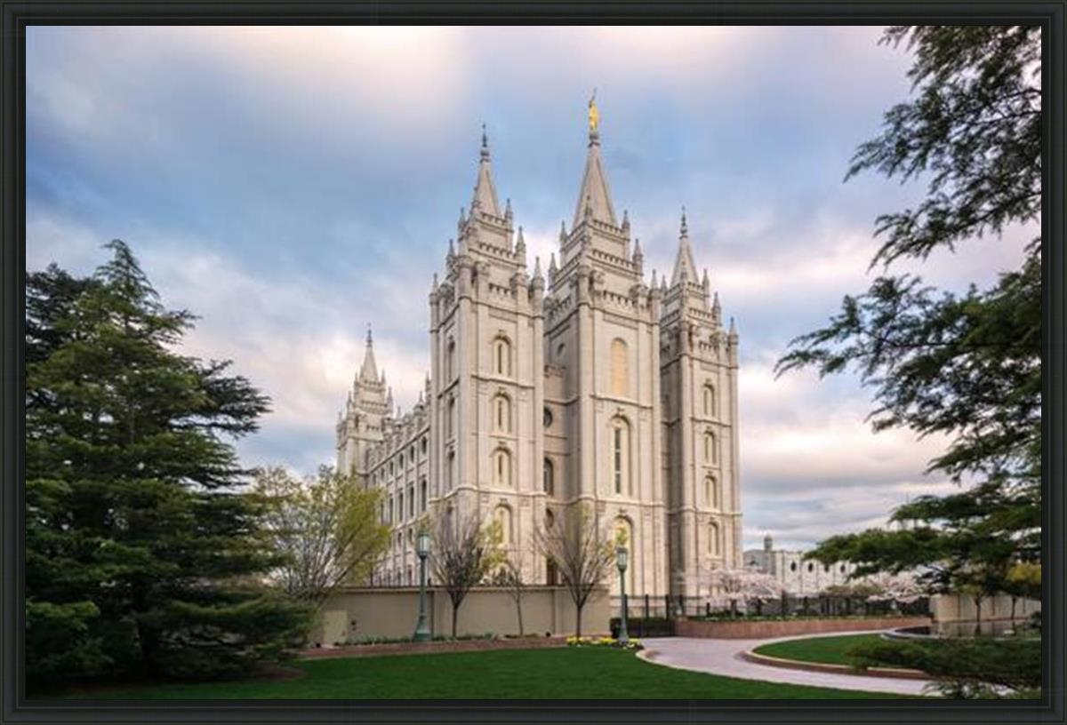 Salt Lake Temple Spring Serenity