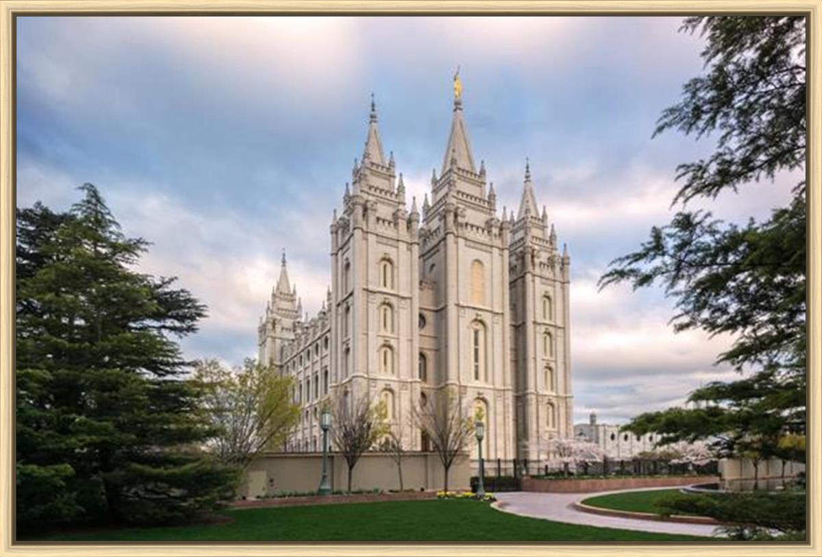Salt Lake Temple Spring Serenity