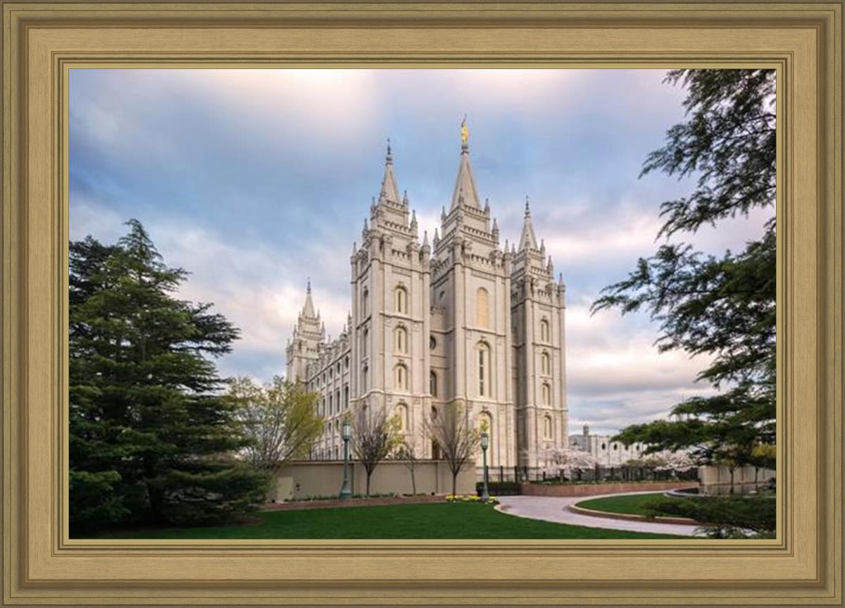 Salt Lake Temple Spring Serenity