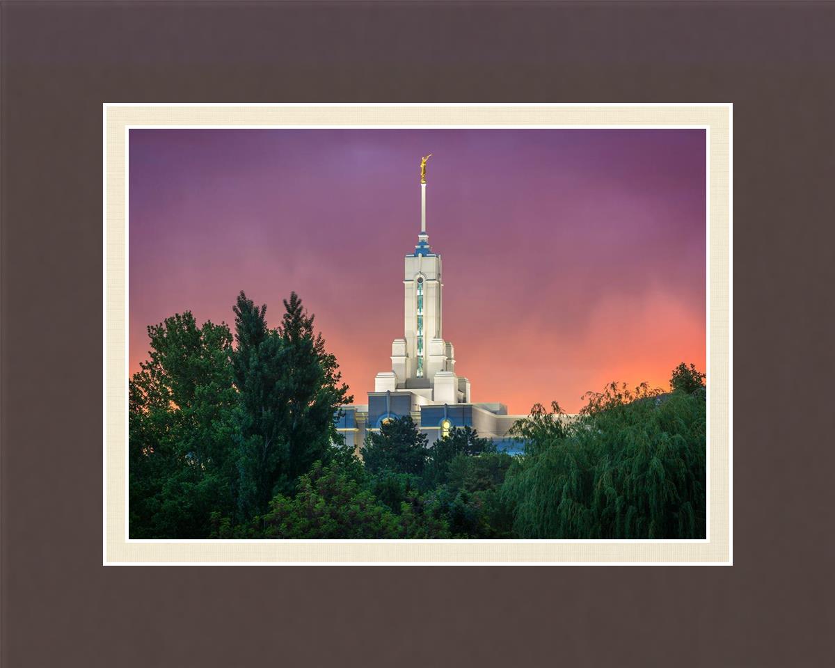 Mount Timpanogos Temple Gradient Sky