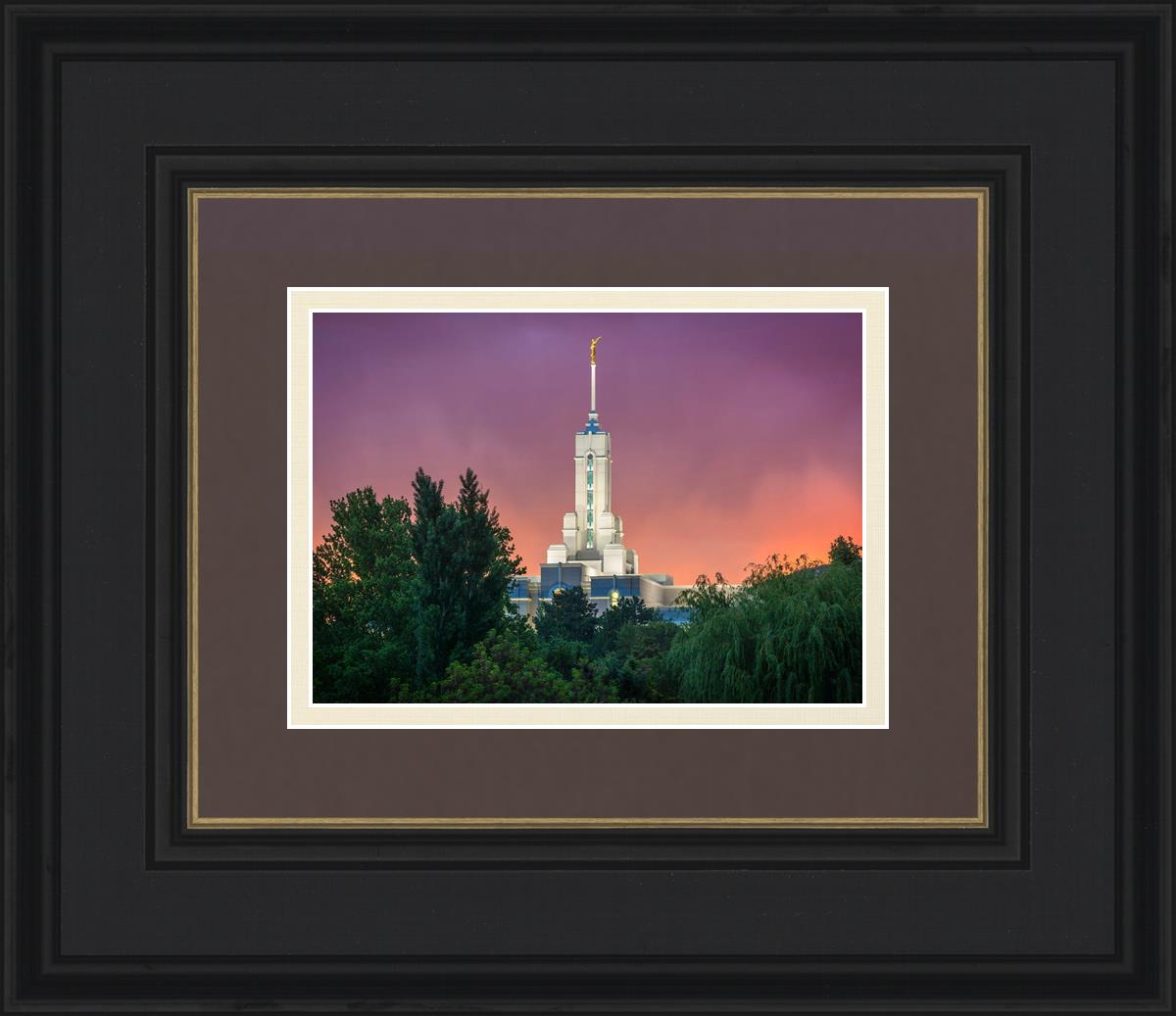 Mount Timpanogos Temple Gradient Sky