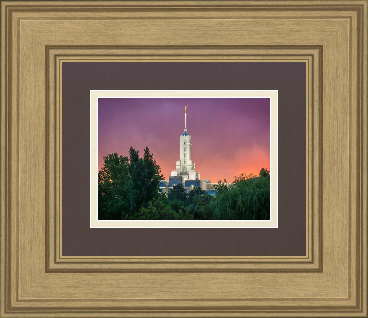 Mount Timpanogos Temple Gradient Sky