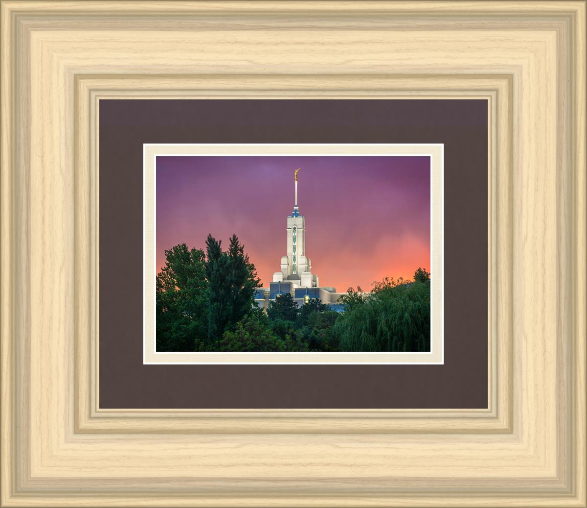 Mount Timpanogos Temple Gradient Sky