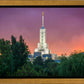 Mount Timpanogos Temple Gradient Sky