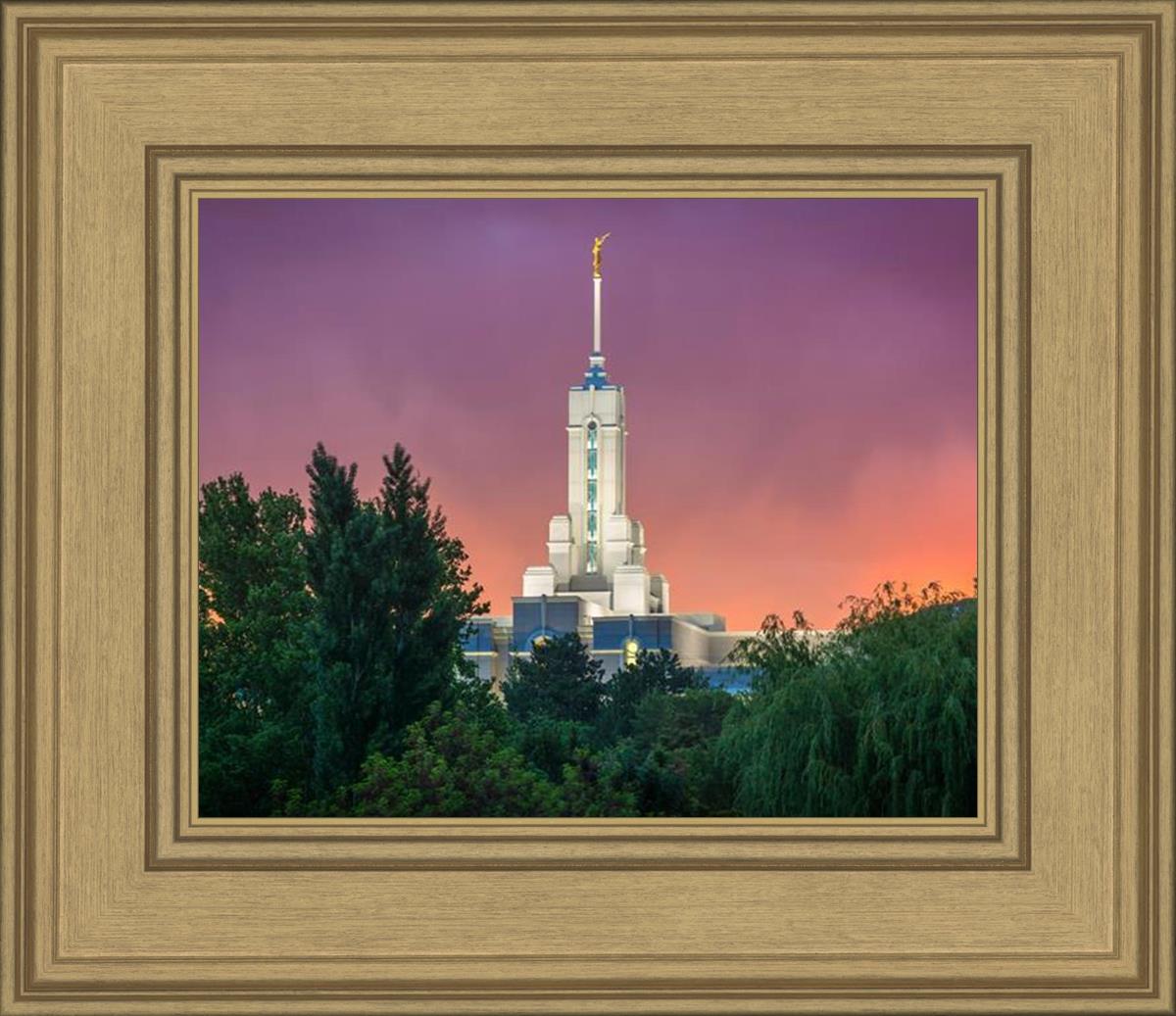 Mount Timpanogos Temple Gradient Sky