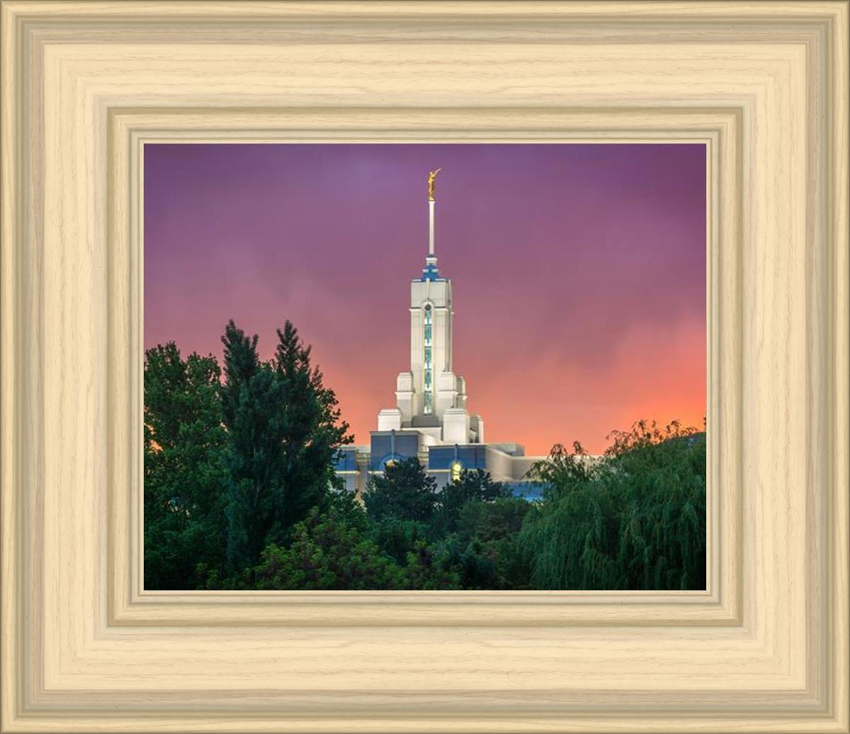 Mount Timpanogos Temple Gradient Sky