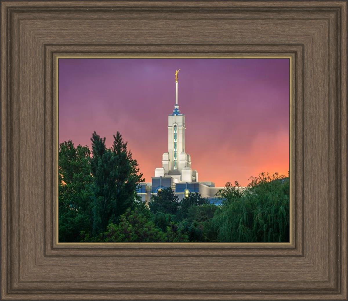 Mount Timpanogos Temple Gradient Sky