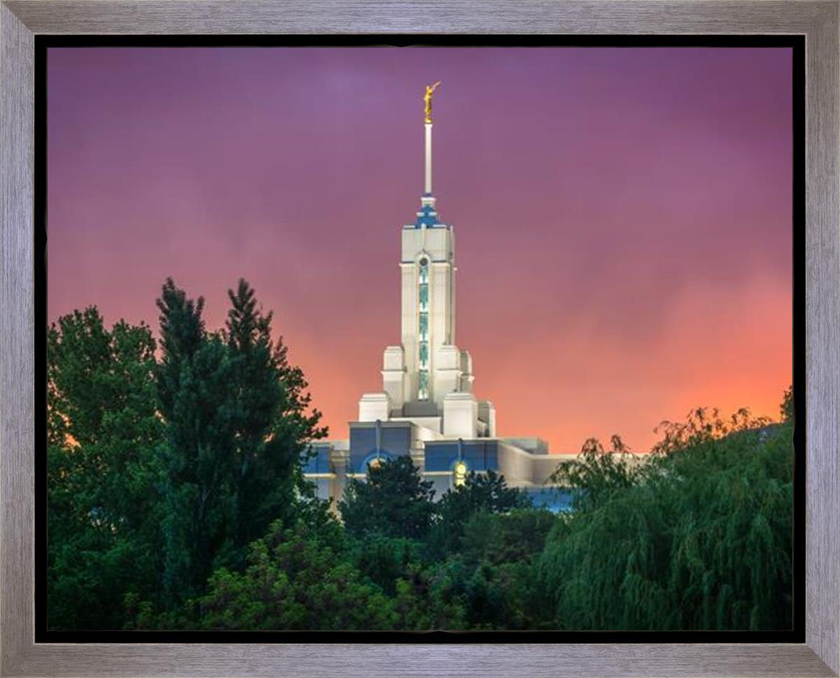 Mount Timpanogos Temple Gradient Sky