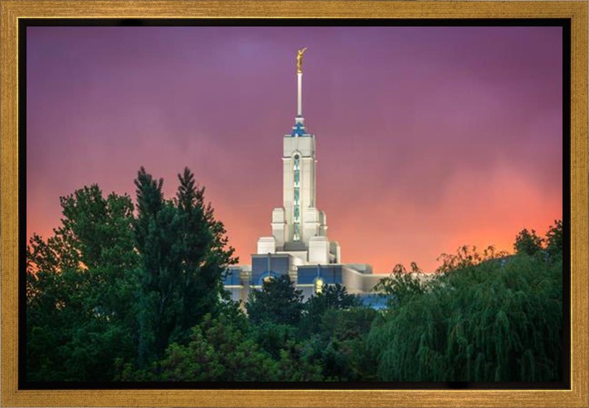 Mount Timpanogos Temple Gradient Sky