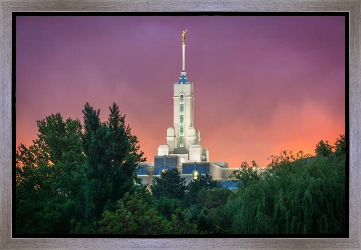 Mount Timpanogos Temple Gradient Sky