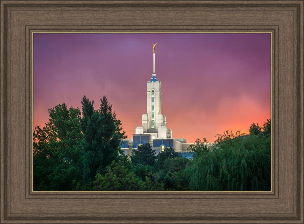 Mount Timpanogos Temple Gradient Sky