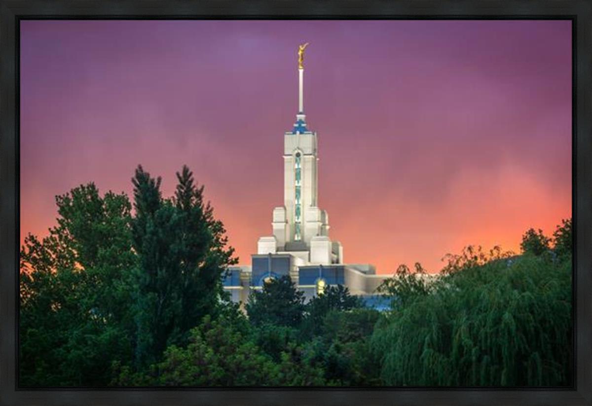 Mount Timpanogos Temple Gradient Sky