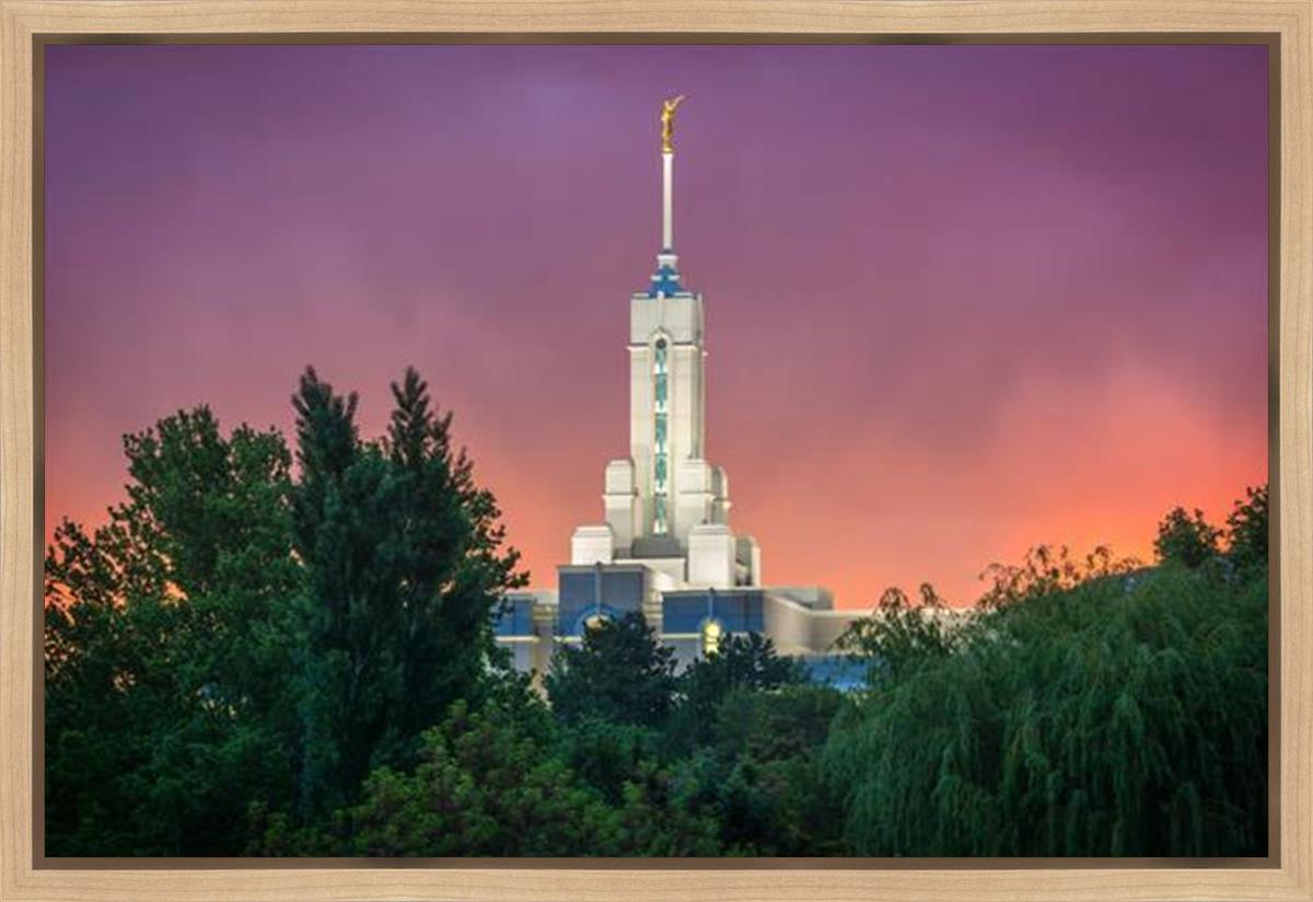 Mount Timpanogos Temple Gradient Sky