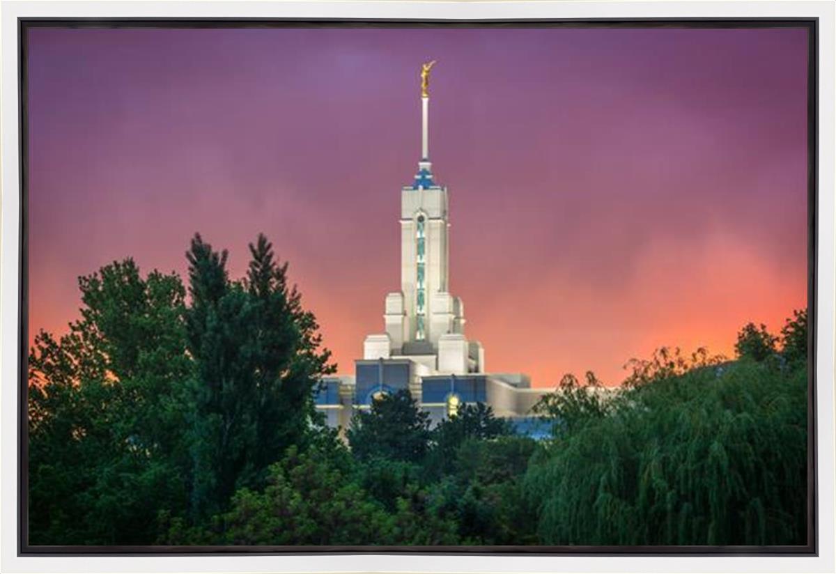 Mount Timpanogos Temple Gradient Sky