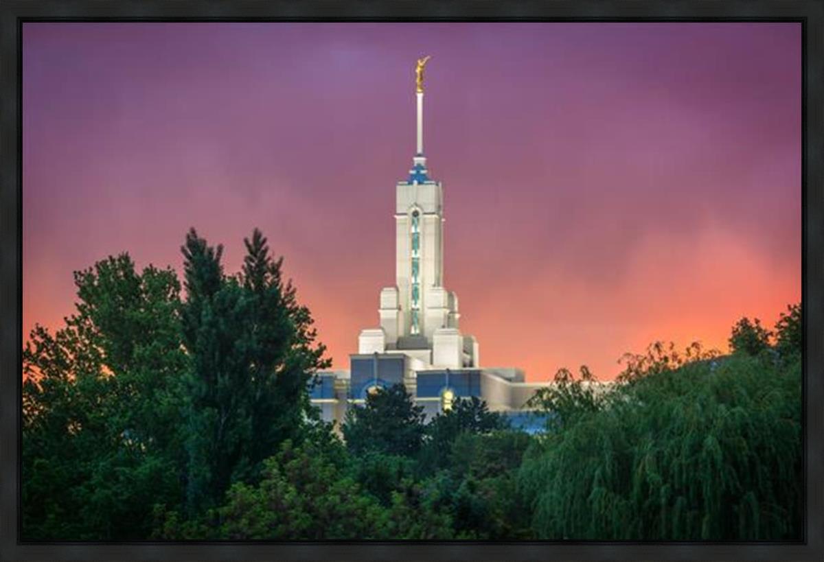 Mount Timpanogos Temple Gradient Sky