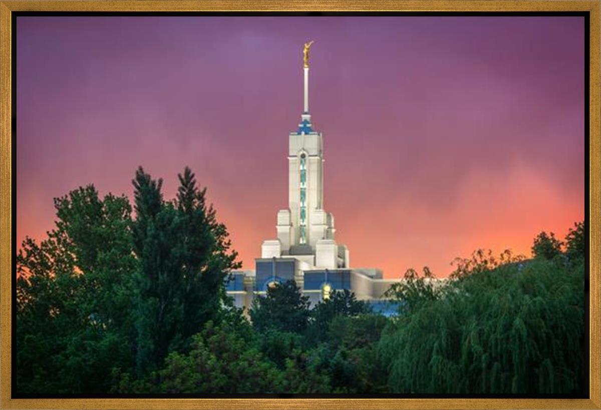 Mount Timpanogos Temple Gradient Sky