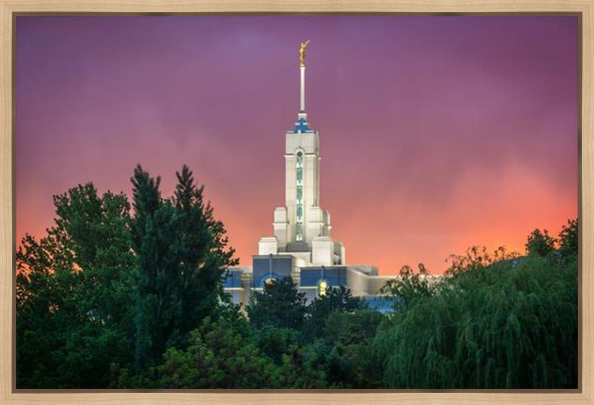 Mount Timpanogos Temple Gradient Sky